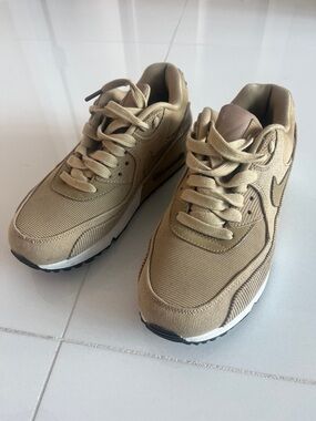 Nike Tan Corduroy-Texture Air Max Inspired Sneakers